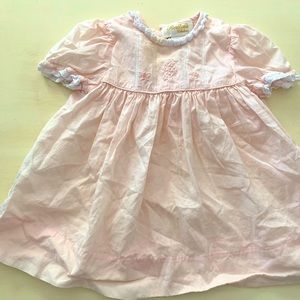 Pink Smocked Dress for baby girl